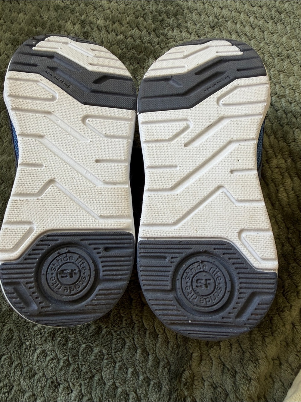 Stride Rite Navy and White Kids Sneakers